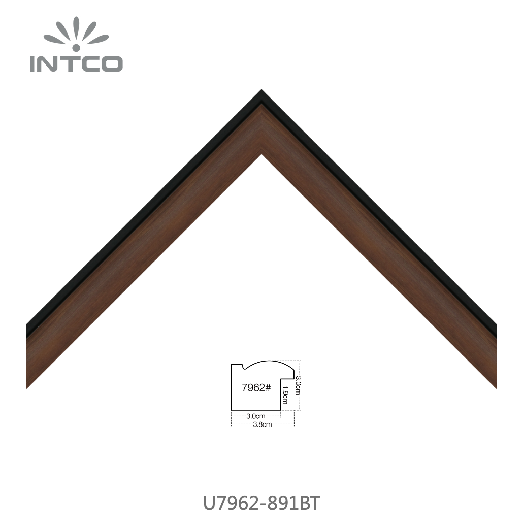 U7962-891BT — 3.81cm PS Moldura para Quadro