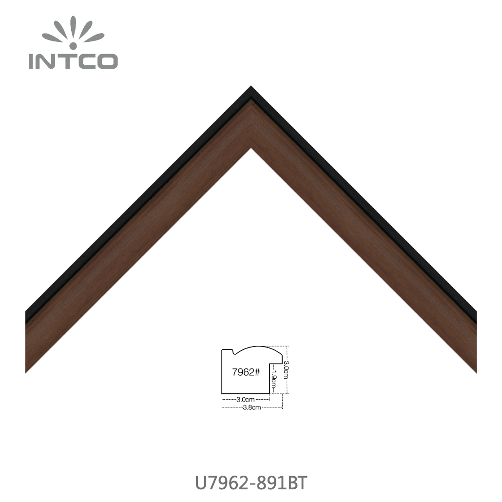 U7962-891BT — 3.81cm PS Moldura para Quadro