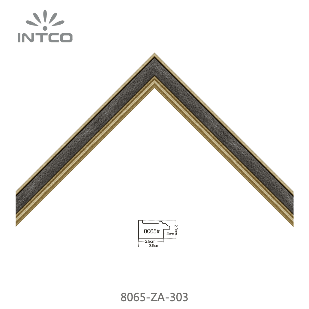 8065-ZA-303 — 3.5cm PS Bilderrahmenleiste
