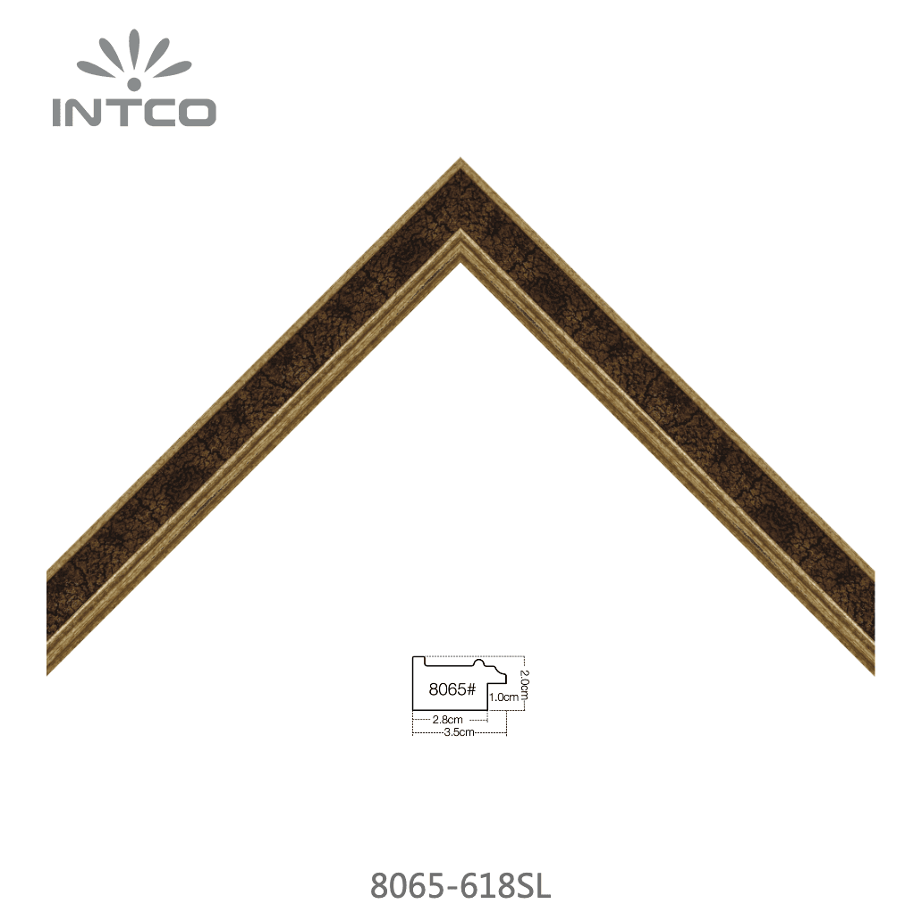 8065-618SL — 3.5cm PS Picture Frame Moulding