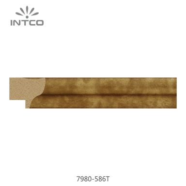 7980-586T — 2.5cm Gold PS Bilderrahmenleiste