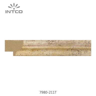 7980-211T — 2.5cm Gold PS Bilderrahmenleiste