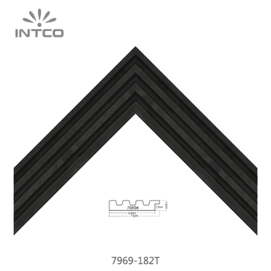 7969-182T — 7.62cm Negro PS Moldura para Marco de Fotos