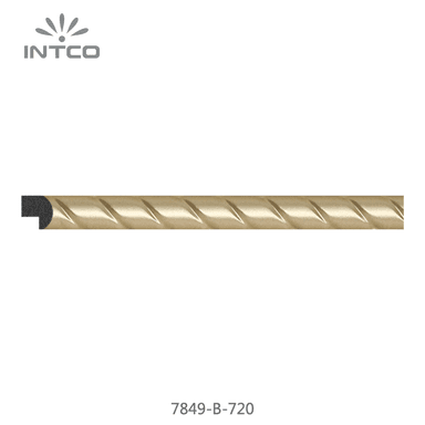 7849-B-720 — 1.2cm Gold PS Picture Frame Moulding