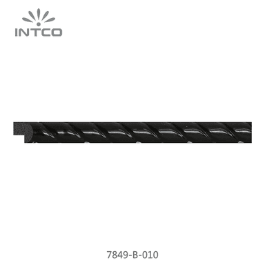7849-B-010 — 1.2cm Schwarz PS Bilderrahmenleiste