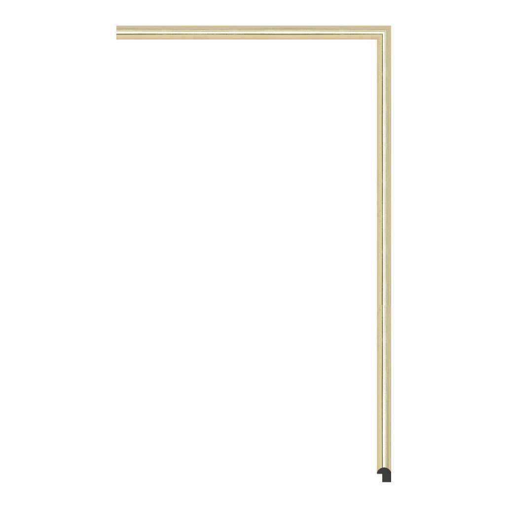 7849-A-811 — 1.2cm Doré PS Baguette d'Encadrement