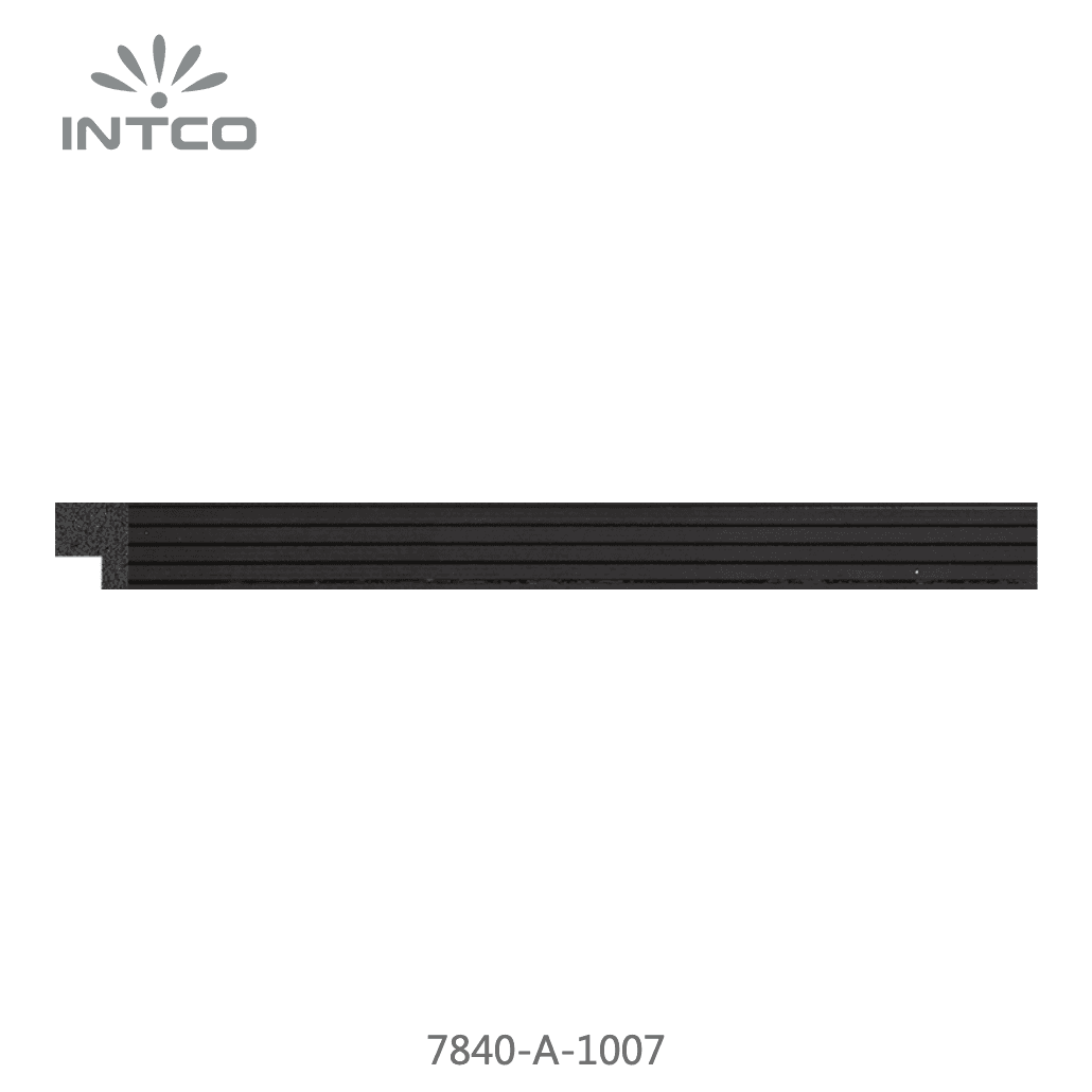 7840-A-1007 — 1.2cm Preto PS Moldura para Quadro