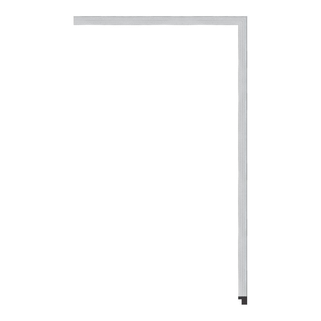 7840-A-019 — 1.2cm Argenté PS Baguette d'Encadrement