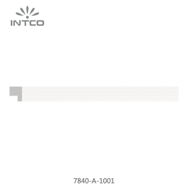 7840-A-1001 — 1.2cm Weiß PS Bilderrahmenleiste