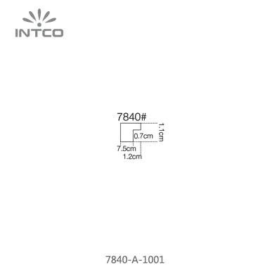 7840-A-1001 — 1.2cm Weiß PS Bilderrahmenleiste