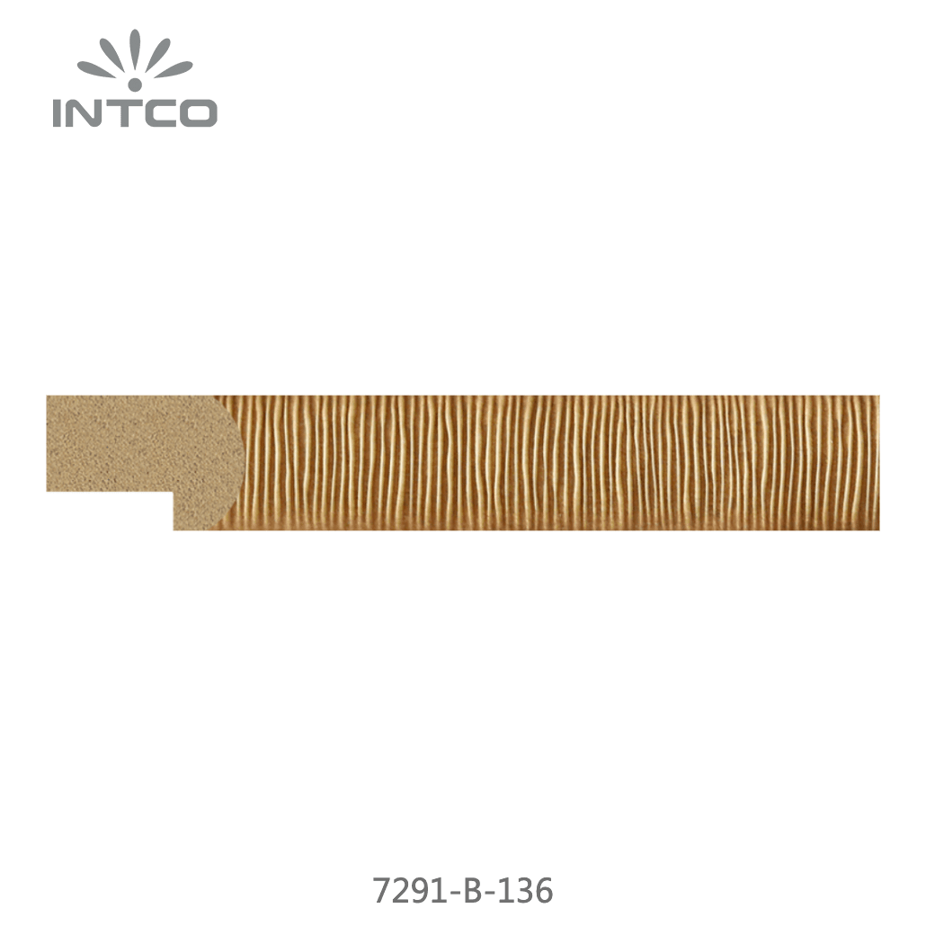 7291-B-136 — 2.22cm Gold PS Bilderrahmenleiste