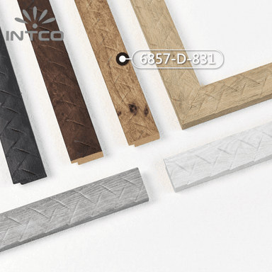 6857-D-831 — 3.17cm Natural PS Moldura para Marco de Fotos