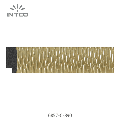 6857-C-890 — 3.17cm Gold PS Bilderrahmenleiste