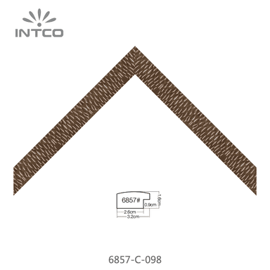 6857-C-098 — 3.17cm Doré PS Baguette d'Encadrement