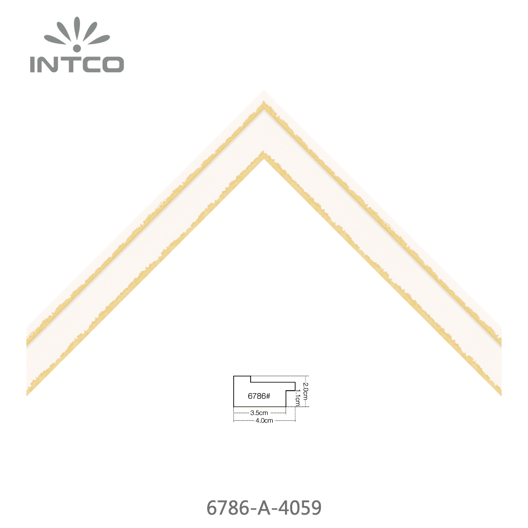 6786-A-4059 — 4cm PS Baguette d'Encadrement