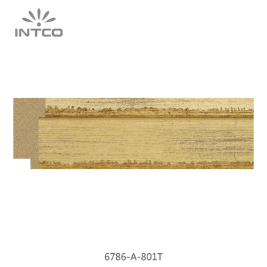 6786-A-801T — 4cm Doré PS Baguette d'Encadrement
