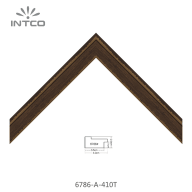 6786-A-410T — 4cm Natur PS Bilderrahmenleiste