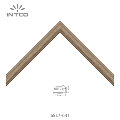 6517-63T — 3.1cm Natural PS Picture Frame Moulding