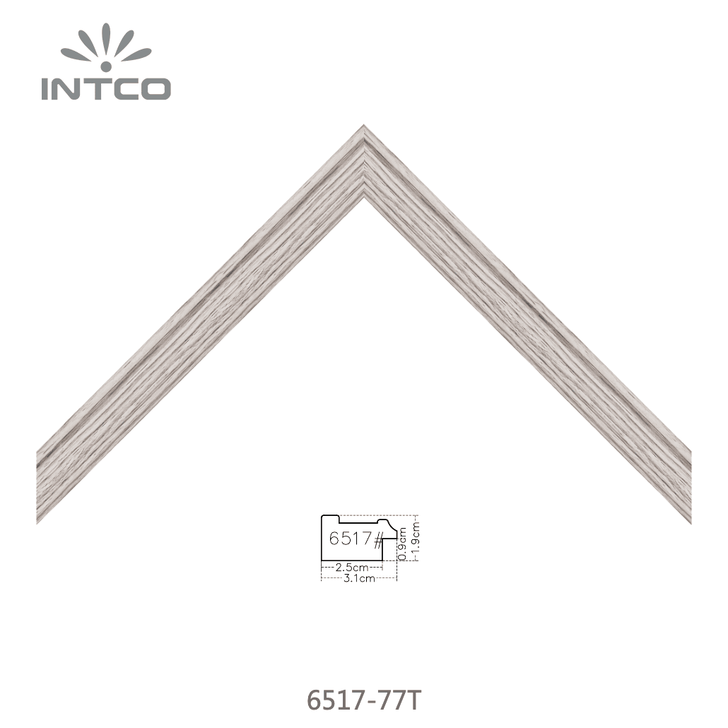 6517-77T — 3.1cm Natural PS Picture Frame Moulding