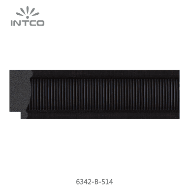 6342-B-514 — 3.9cm Noir PS Baguette d'Encadrement