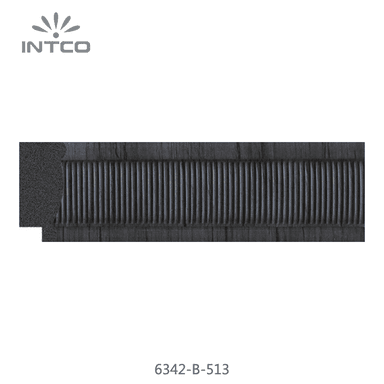 6342-B-513 — 3.9cm Natur PS Bilderrahmenleiste