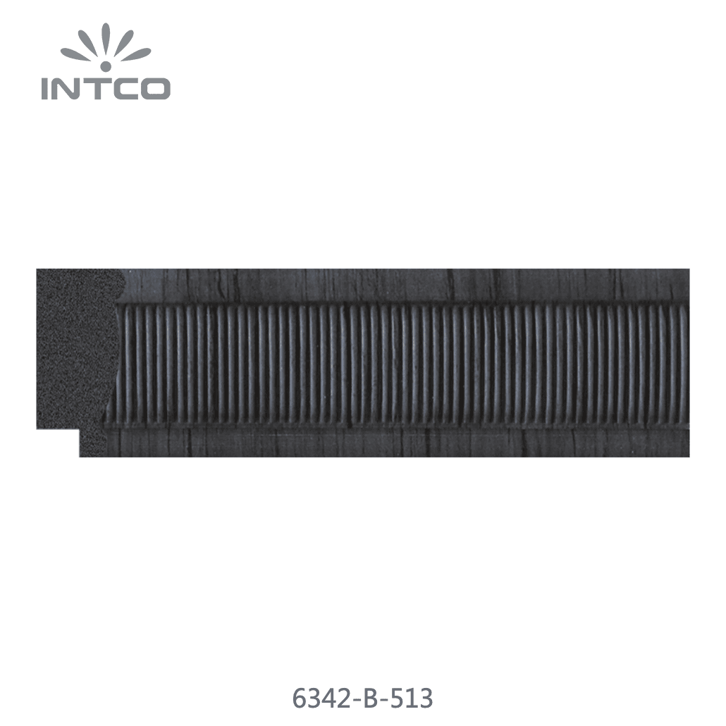 6342-B-513 — 3.9cm Natur PS Bilderrahmenleiste