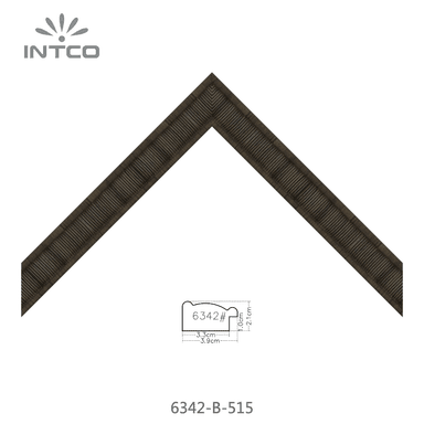 6342-B-515 — 3.9cm Natur PS Bilderrahmenleiste