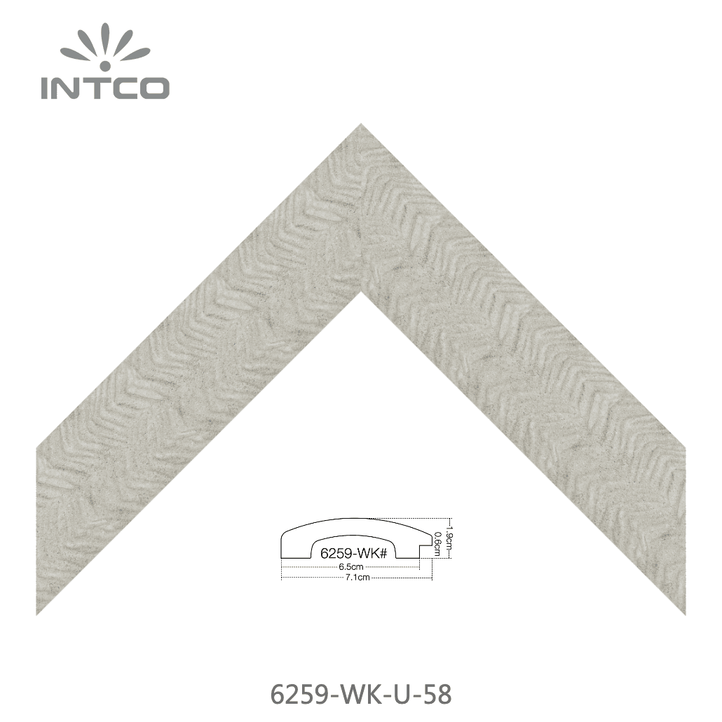 6259-WK-U-58 — 7.17cm PS Bilderrahmenleiste