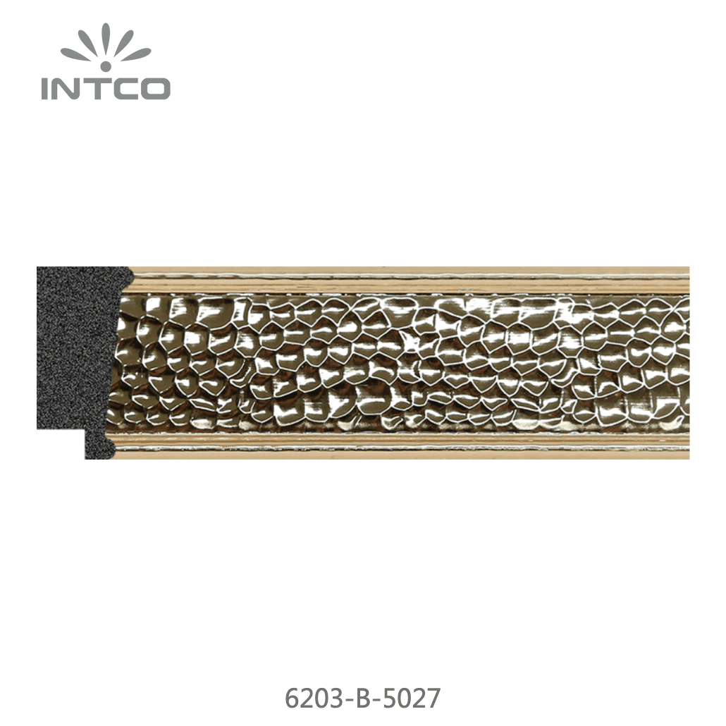 6203-B-5027 — 4cm Dourado PS Moldura para Quadro