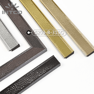 6203-B-315G — 4cm Silber PS Bilderrahmenleiste