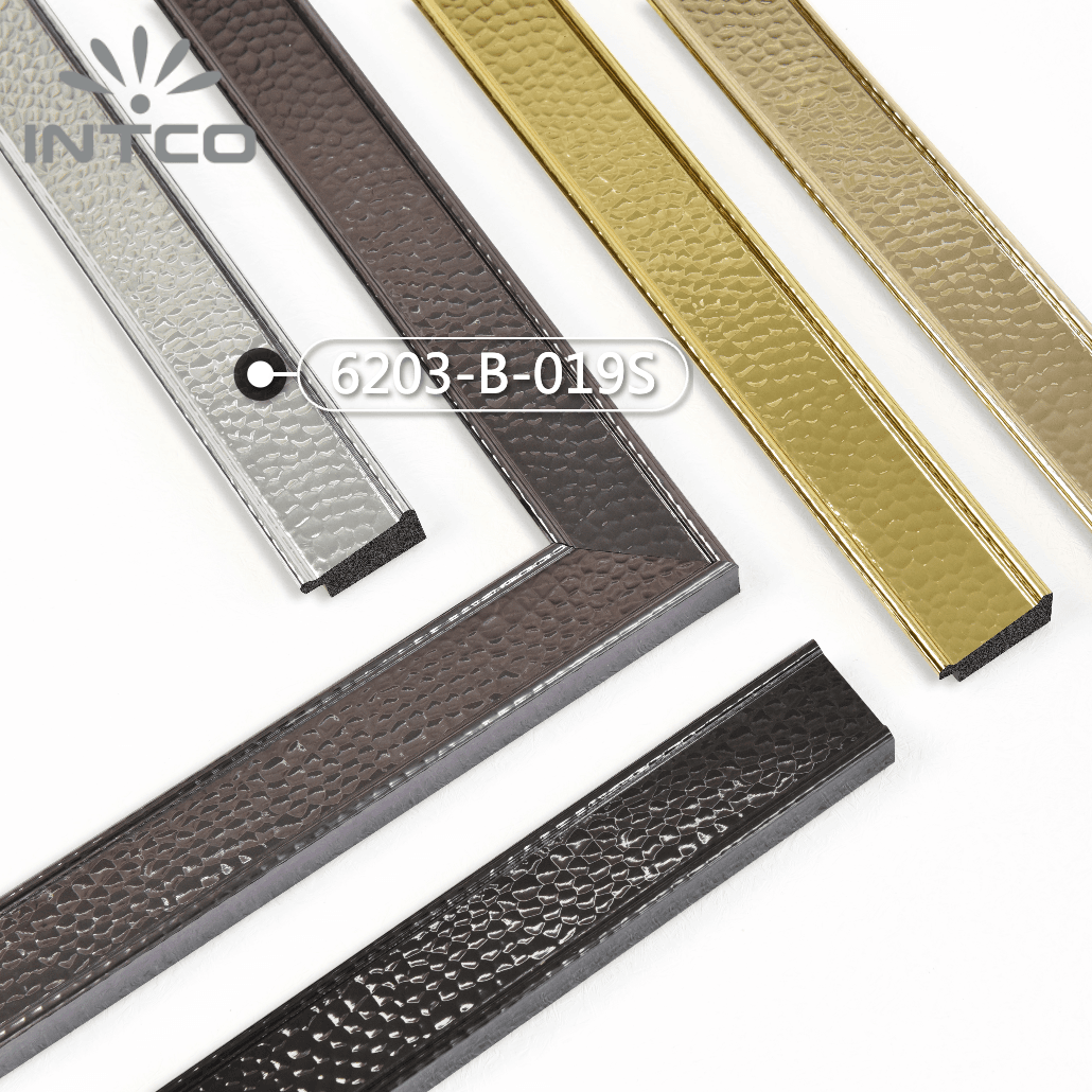 6203-B-019S — 4cm Argenté PS Baguette d'Encadrement