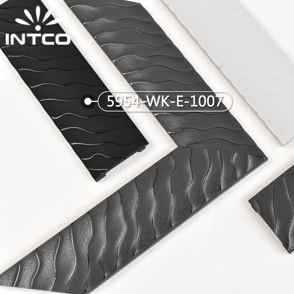 5954-WK-E-1007 — 8.8cm Schwarz PS Bilderrahmenleiste