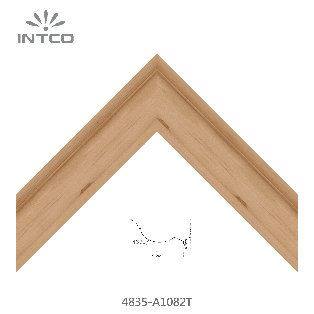 4835-A1082T — 7.62cm Natur PS Bilderrahmenleiste