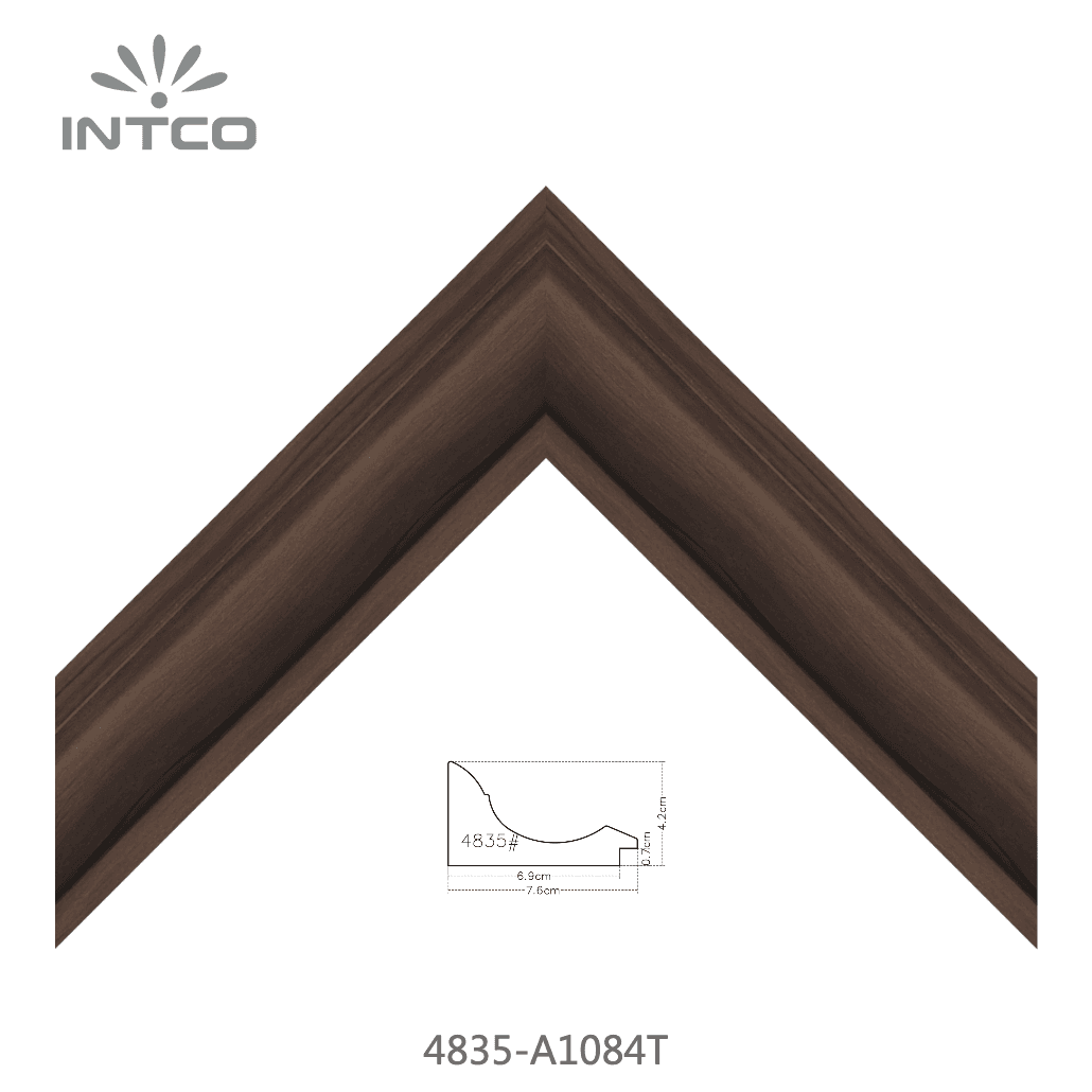 4835-A1084T — 7.62cm Natur PS Bilderrahmenleiste