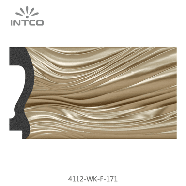 4112-WK-F-171 — 7.4cm Gold PS Bilderrahmenleiste