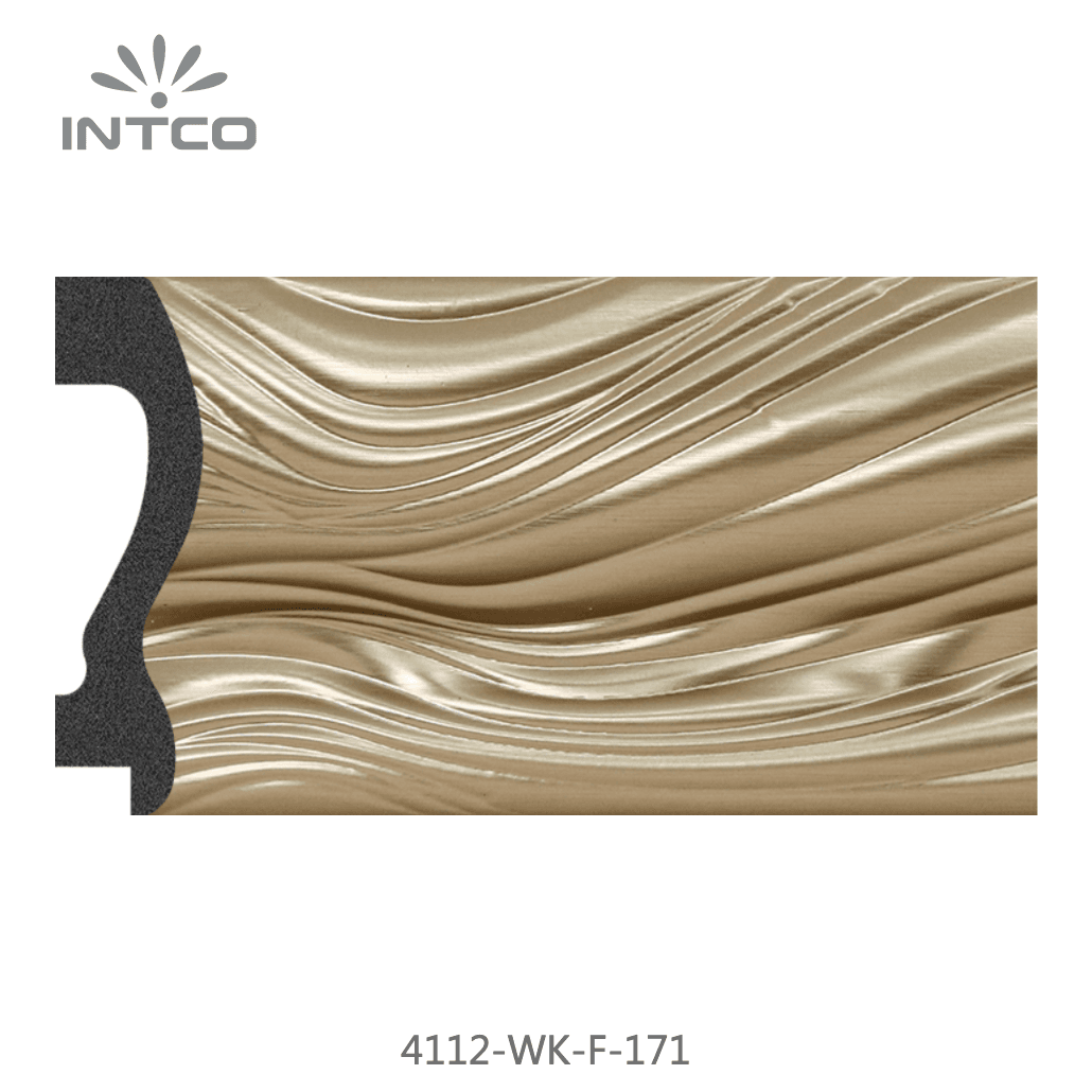 4112-WK-F-171 — 7.4cm Gold PS Bilderrahmenleiste
