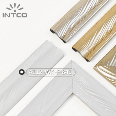 4112-WK-F-841 — 7.4cm Blanc PS Baguette d'Encadrement