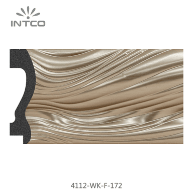 4112-WK-F-172 — 7.4cm Dourado PS Moldura para Quadro