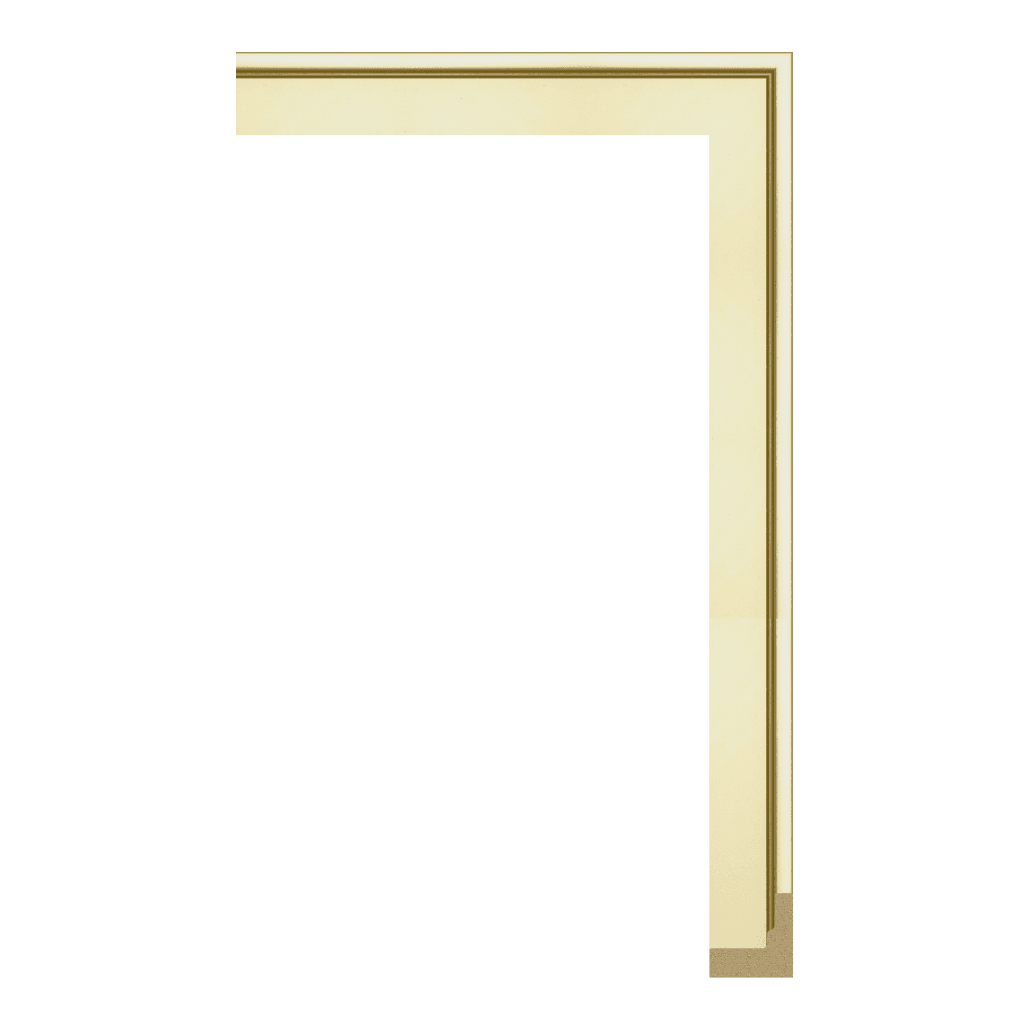 3304-J1714 — 3.5cm Gold PS Bilderrahmenleiste