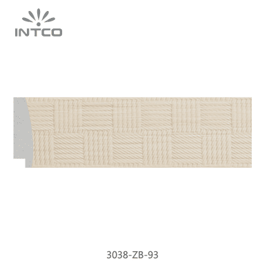 3038-ZB-93 — 4.04cm Natur PS Bilderrahmenleiste