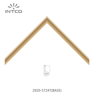 2920-5724T(BASE) — 2.3cm Natural PS Picture Frame Moulding