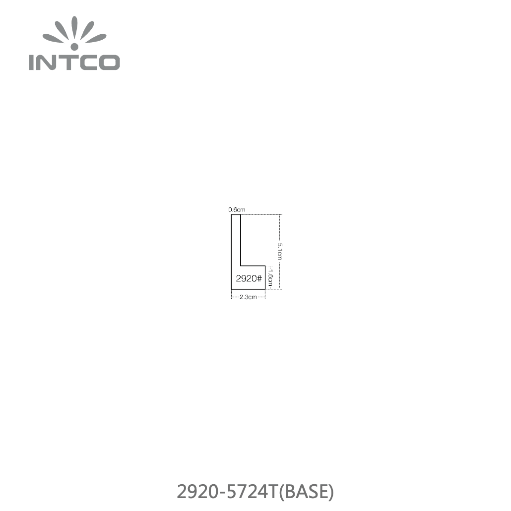 2920-5724T(BASE) — 2.3cm Natural PS Picture Frame Moulding