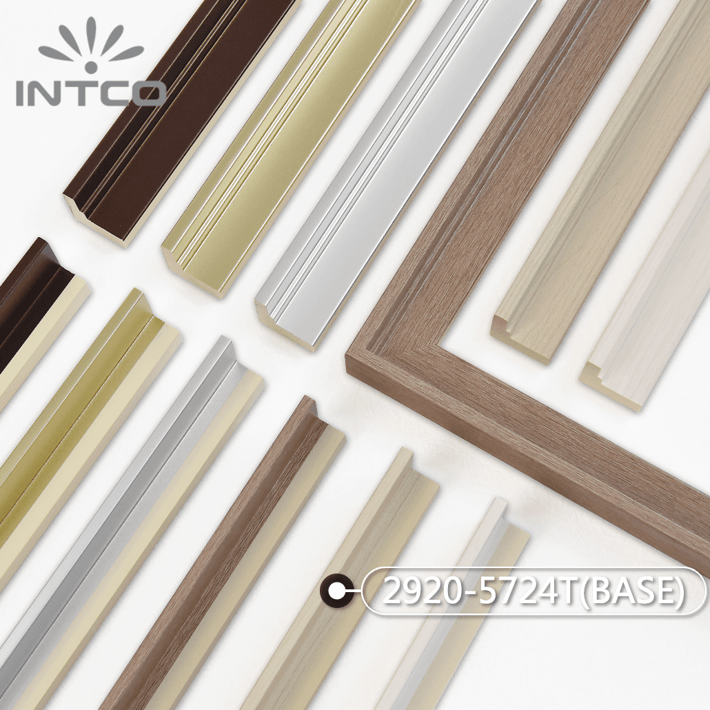 2920-5724T(BASE) — 2.3cm Natural PS Picture Frame Moulding