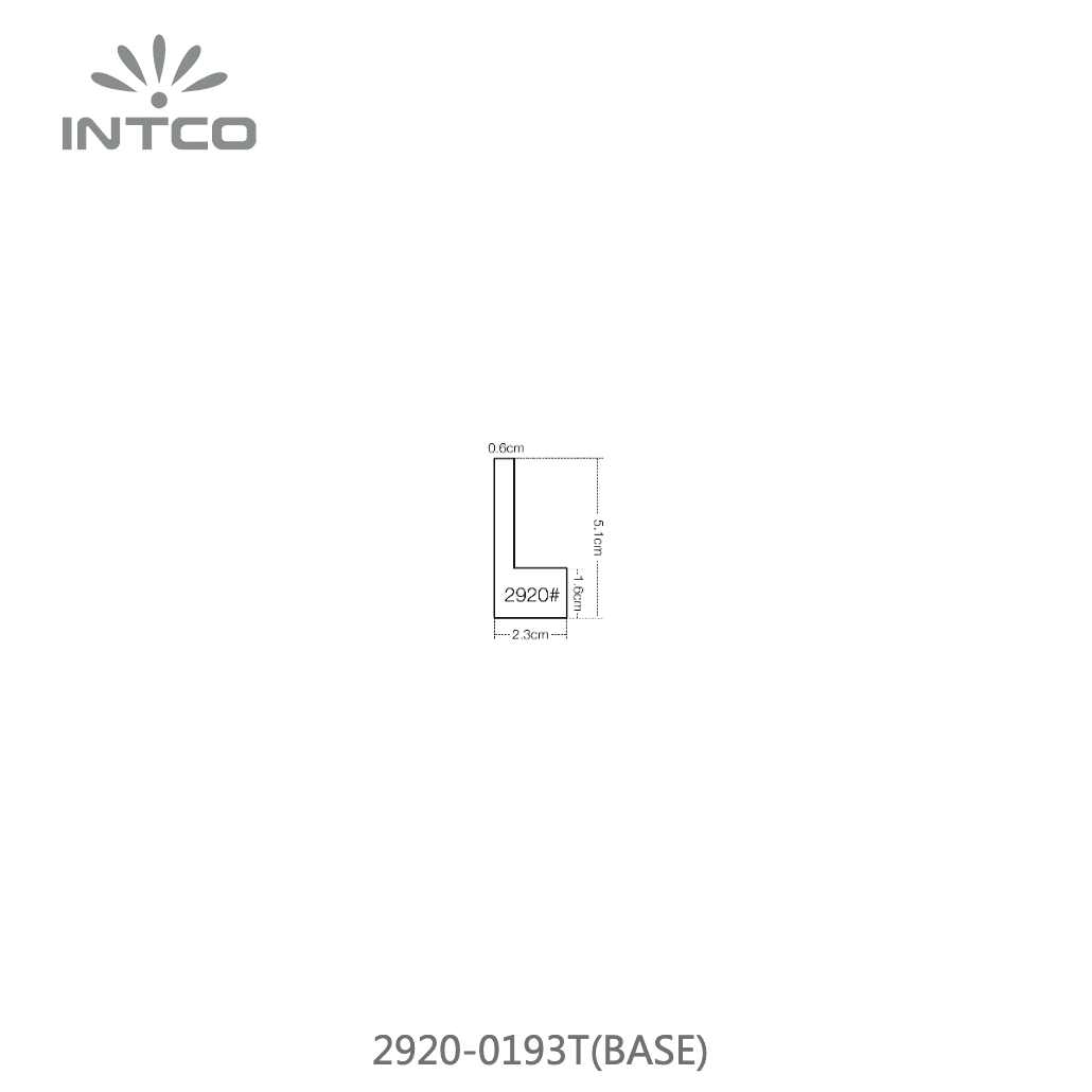 2920-0193T(BASE) — 2.3cm Natural PS Picture Frame Moulding