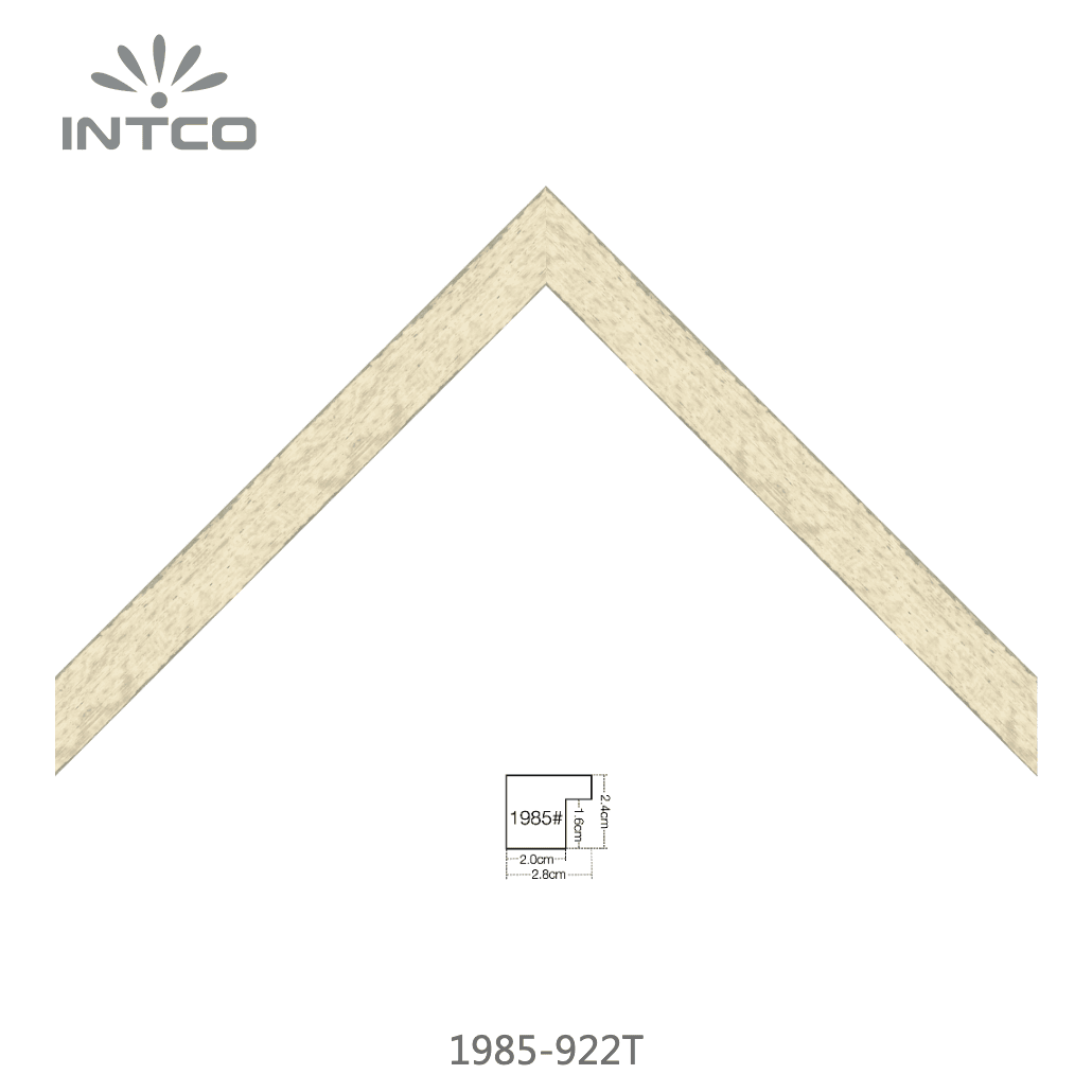 1985-922T — 2.79cm Natur PS Bilderrahmenleiste