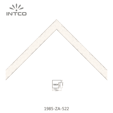1985-ZA-522 — 2.79cm Natural PS Moldura para Marco de Fotos