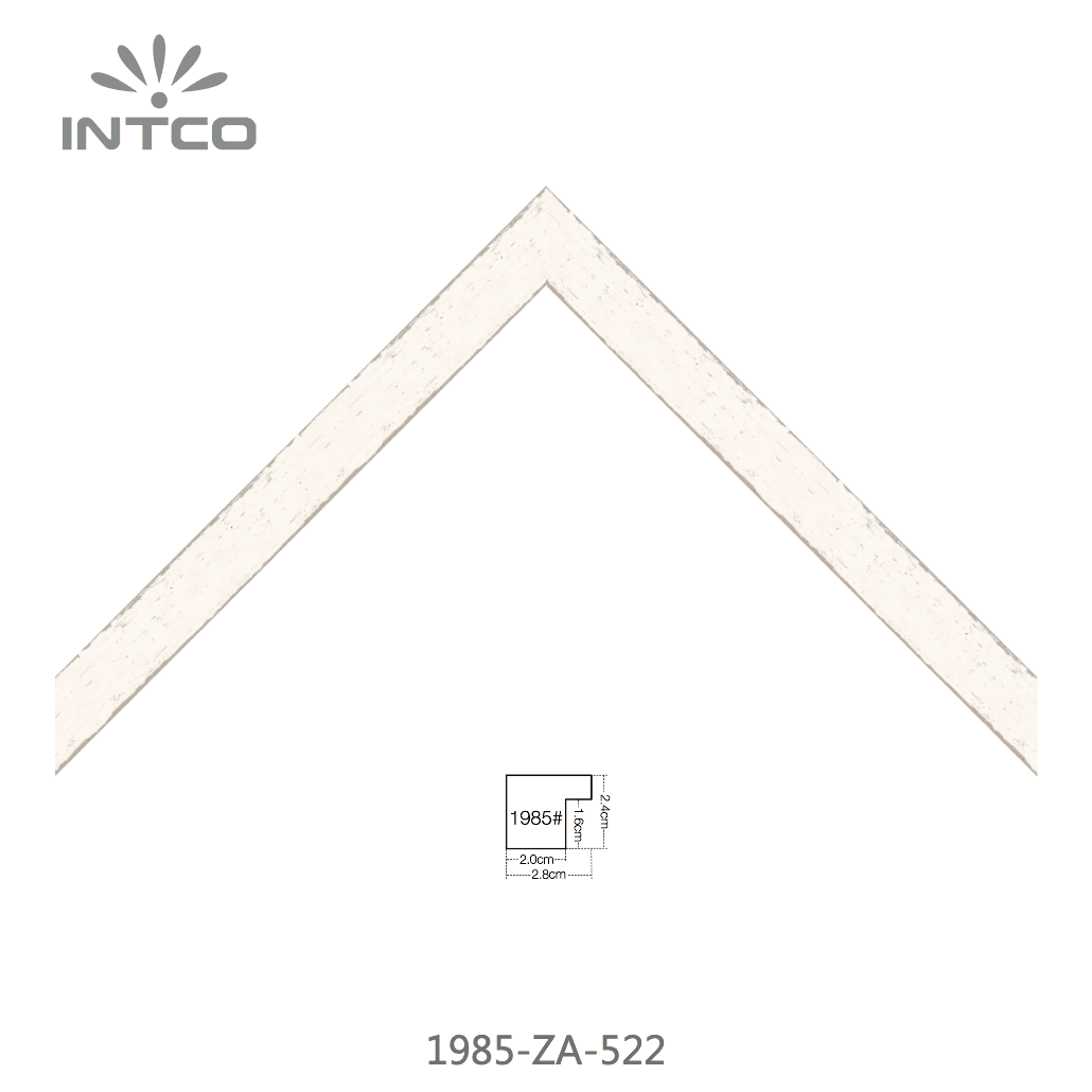 1985-ZA-522 — 2.79cm Natural PS Moldura para Marco de Fotos