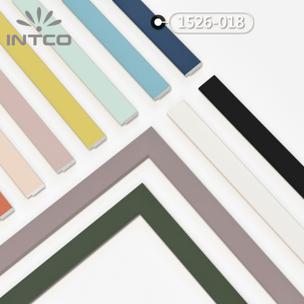 1526-018 — 2.01cm Multicolor PS Moldura para Marco de Fotos