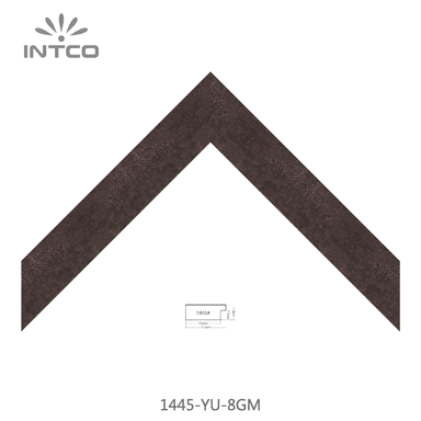 1445-YU-8GM — 5.1cm Bronze PS Bilderrahmenleiste