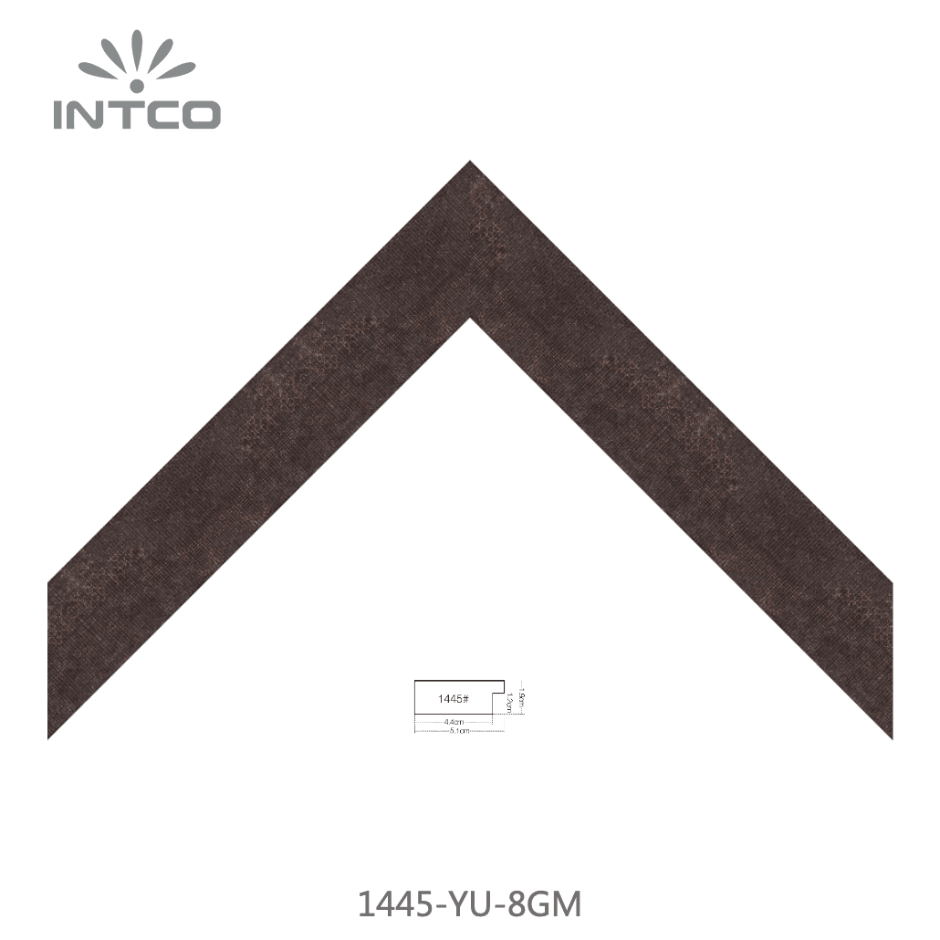 1445-YU-8GM — 5.1cm Bronze PS Bilderrahmenleiste